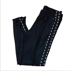Vs pink track pants size medium black